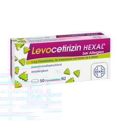 Levocetirizin HEXAL bei Allergien 5 mg