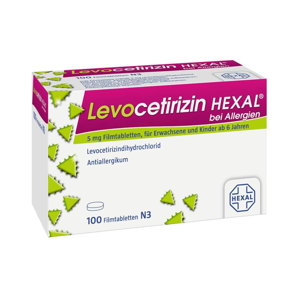 Levocetirizin HEXAL bei Allergien 5 mg