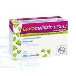 Levocetirizin HEXAL bei Allergien 5 mg