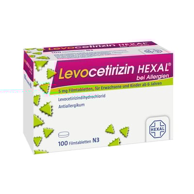 Levocetirizin HEXAL bei Allergien 5 mg