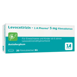 Levocetirizin - 1 A Pharma 5 mg Filmtabletten