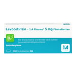 Levocetirizin - 1 A Pharma 5 mg Filmtabletten