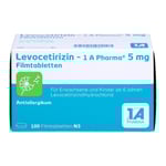Levocetirizin - 1 A Pharma 5 mg Filmtabletten