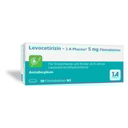 Levocetirizin - 1 A Pharma 5 mg Filmtabletten