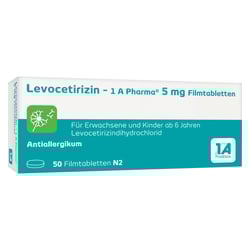 Levocetirizin - 1 A Pharma 5 mg Filmtabletten