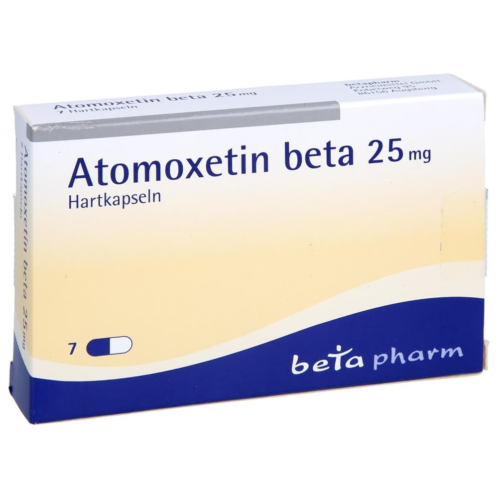 Atomoxetin beta 25 mg