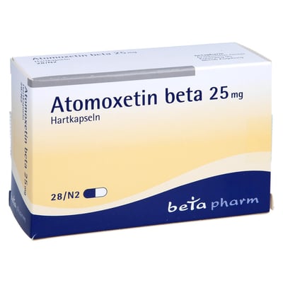 Atomoxetin beta 25 mg