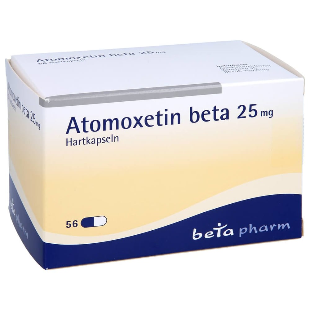 Atomoxetin beta 25 mg