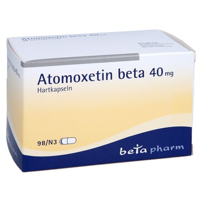 Atomoxetin beta 40 mg