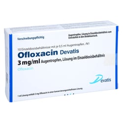 Ofloxacin Devatis 3 mg/ml Lösung i.Einzeldosisbeh.