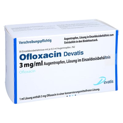 Ofloxacin Devatis 3 mg/ml Lösung i.Einzeldosisbeh.