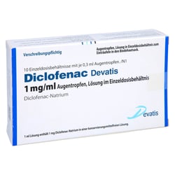 Diclofenac Devatis 1 mg/ml Augentropfen im Einzeld
