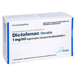 Diclofenac Devatis 1 mg/ml Augentropfen im Einzeld
