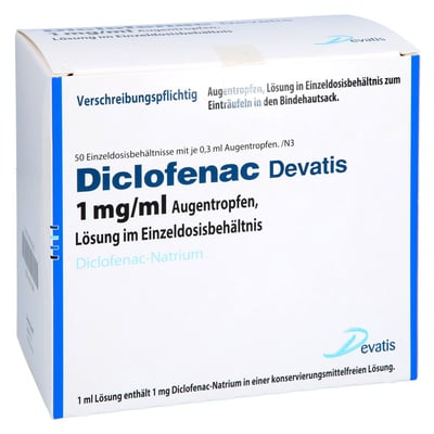Diclofenac Devatis 1 mg/ml Augentropfen im Einzeld