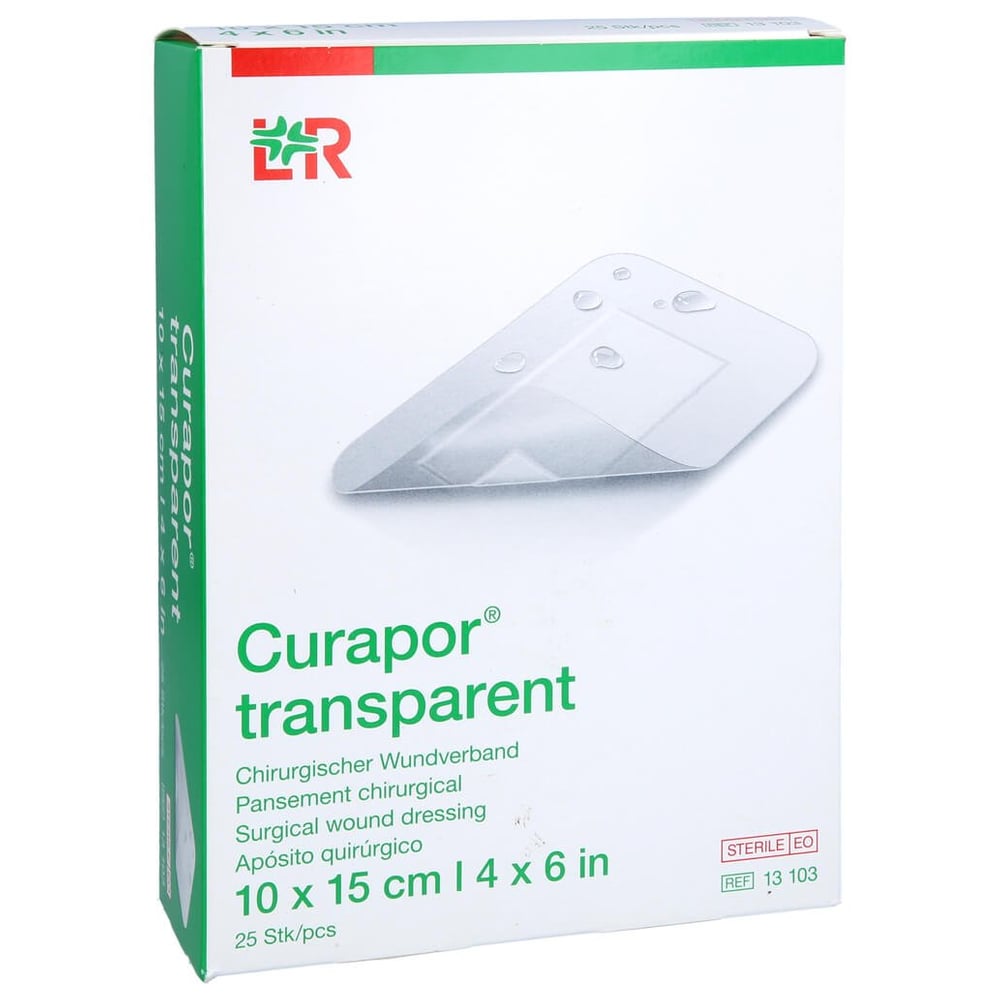 Curapor Wundverband steril transparent 10x15 cm