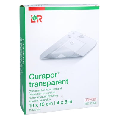 Curapor Wundverband steril transparent 10x15 cm