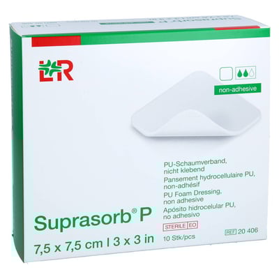 Suprasorb P PU-Schaumv.nicht klebend 7,5x7,5 cm B2B Medical