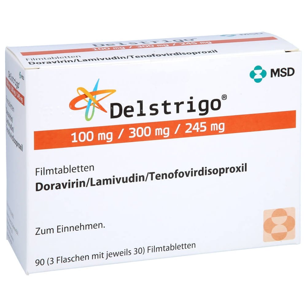 Delstrigo 100 mg/300 mg/245 mg Filmtabletten