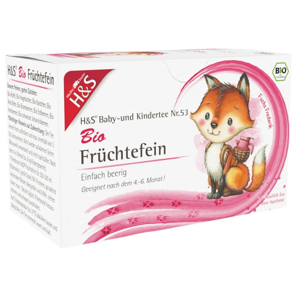 H&S Bio Baby- u.Kindertee Früchtefein Filterbeutel