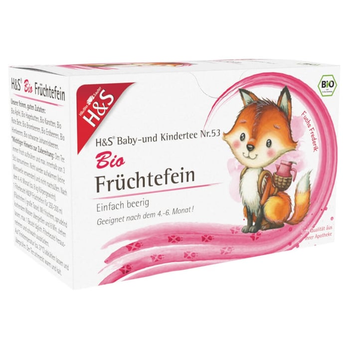 H&S Bio Baby- u.Kindertee Früchtefein Filterbeutel