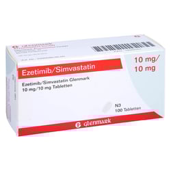 Ezetimib/Simvastatin Glenmark 10 mg/10 mg