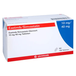 Ezetimib/Simvastatin Glenmark 10 mg/40 mg