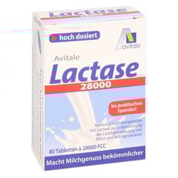 Lactase 28000 FCC Tabletten im Spender