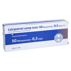 Calcipotriol comp HEXAL 50 Mikrogramm/g + 0,5 mg/g