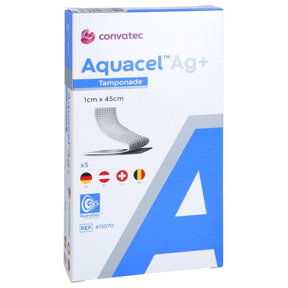 Aquacel Ag+ 1x45 cm Tamponaden