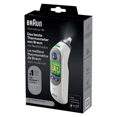 Braun Thermoscan 7+ Infrarot-Ohrthermometer