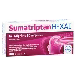 Sumatriptan HEXAL bei Migräne 50 mg