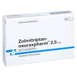 Zolmitriptan-neuraxpharm 2,5 mg