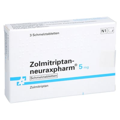 Zolmitriptan-neuraxpharm 5 mg