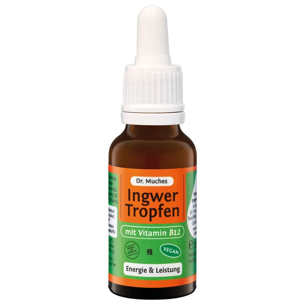 INGWERTROPFEN+Vitamin B12 Dr.Muches