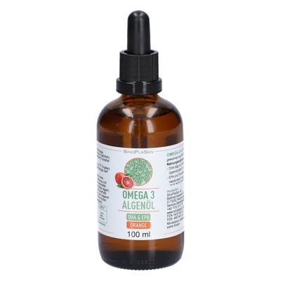 Omega 3 Algenöl Orange DHA 300 mg + EPA 150 mg