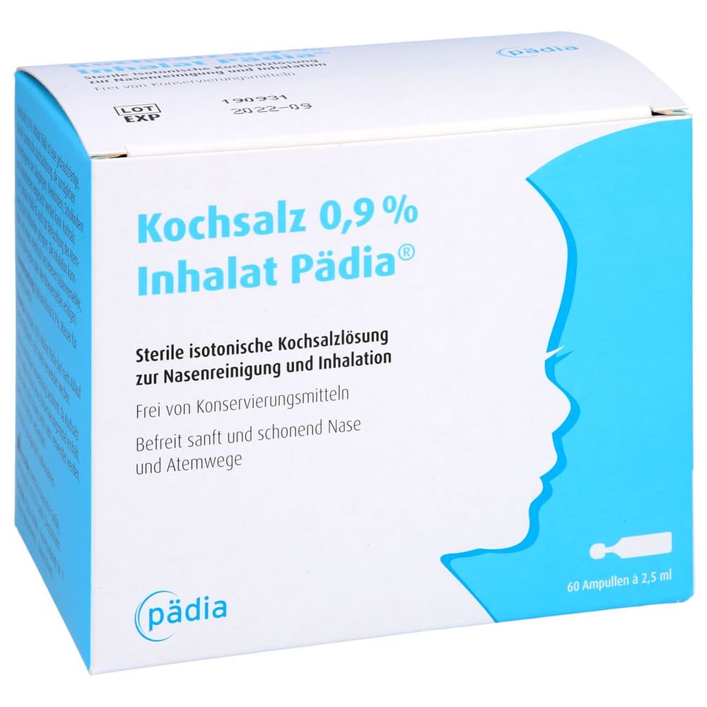 Kochsalz 0.9% Inhalat Pädia