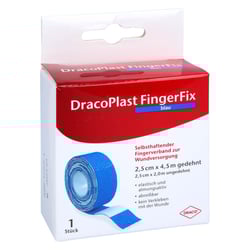 Dracoplast FingerFix 2,5 cmx4,5 m m.Wundk.blau
