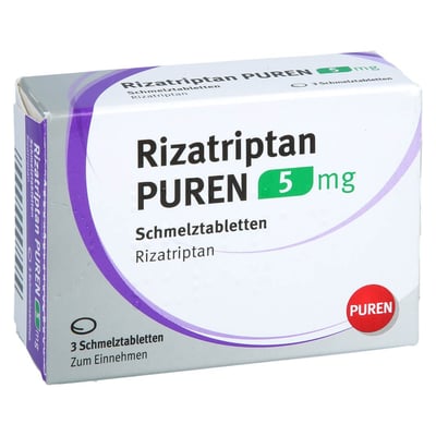 Rizatriptan PUREN 5 mg