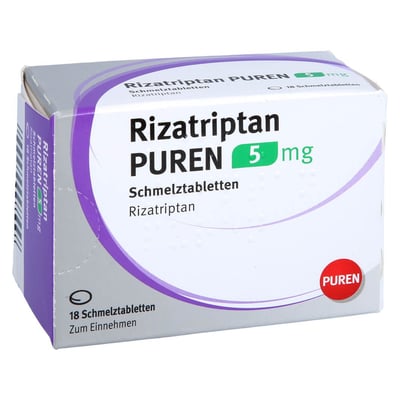 Rizatriptan PUREN 5 mg Produktbild 1
