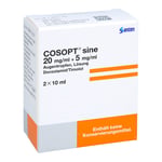 Cosopt sine 20 mg/ml+5 mg/ml Produktbild 1