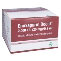 Enoxaparin Becat 2000 I.E. (20 mg)/0,2 ml Injektionslösung