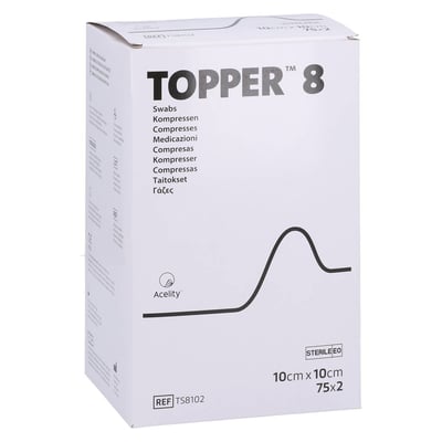 Topper 8 Kompr.10x10 cm steril Avitamed