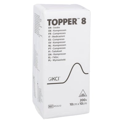 Topper 8 Kompresse 10x10 cm unsteril Avitamed Produktbild 1