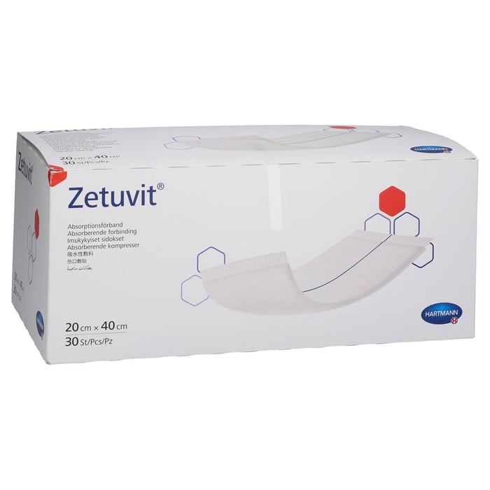 Zetuvit Saugkompressen unsteril 20x40 cm