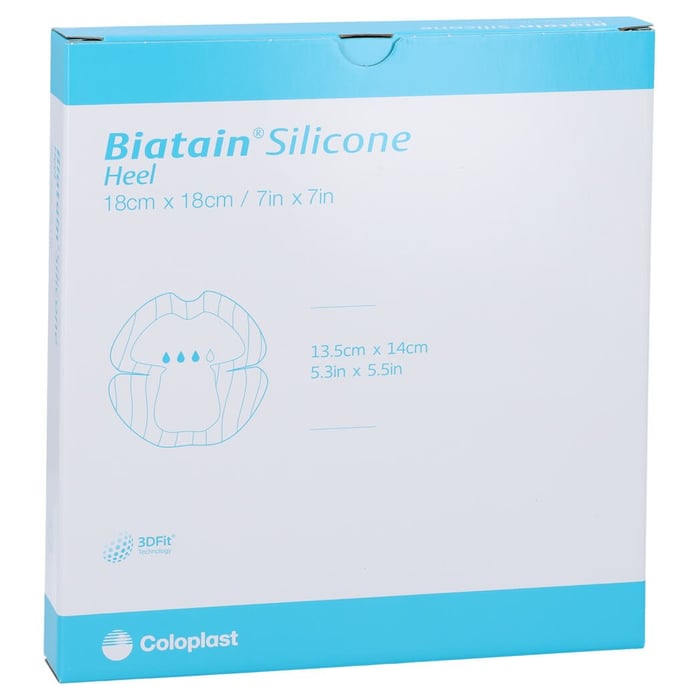 Biatain Silicone Schaumverband Ferse 18x18 cm