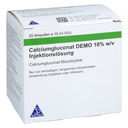 Calciumgluconat DEMO 10% w/v Injektionslösung