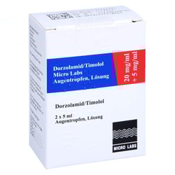 Dorzolamid/Timolol Micro Labs 20 mg/ml + 5 mg/ml