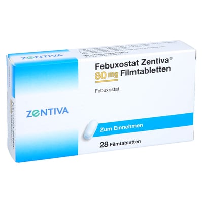 Febuxostat Zentiva 80 mg