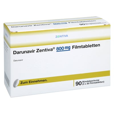 Darunavir Zentiva 800 mg Produktbild 1