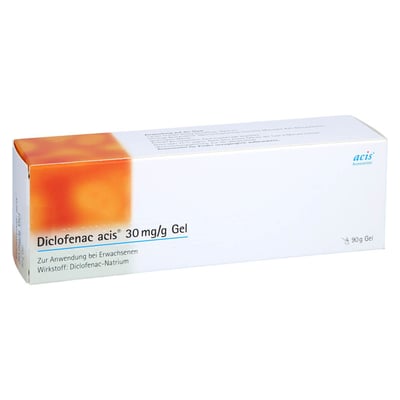 Diclofenac acis 30 mg/g Gel Produktbild 1